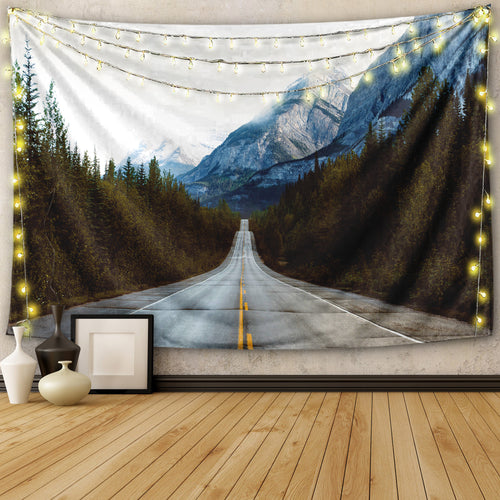 Road in Mountain Area Tapestry