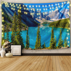 Blue Moraine Lake Tapestry