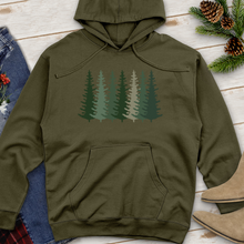 Load image into Gallery viewer, Evergreen Forest Tree Midweight Hoodie