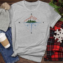 Load image into Gallery viewer, Compass Mountain Heathered Tee