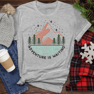 Adventure Is Waiting Heathered Tee