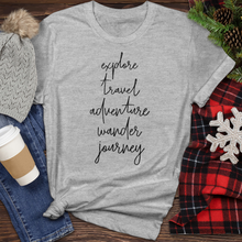 Load image into Gallery viewer, 5 Rules Of Life Heather Tee