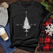Load image into Gallery viewer, Direction Tree Heathered Tee