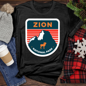 Zion National Park Heathered Tee