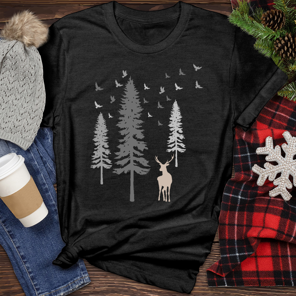 Deer Tree Heathered Tee