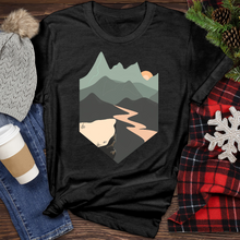 Load image into Gallery viewer, Hills River Illustration Heathered Tee