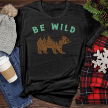 Load image into Gallery viewer, Be Wild Bear Heathered Tee