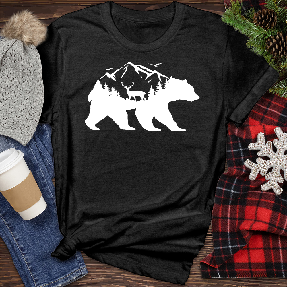 Bear Nature Heathered Tee