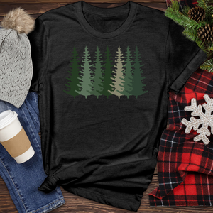 Evergreen Forest Tree Heathered Tee