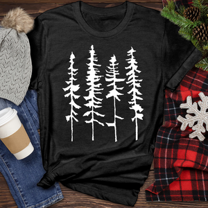 Between The Pines Heathered Tee