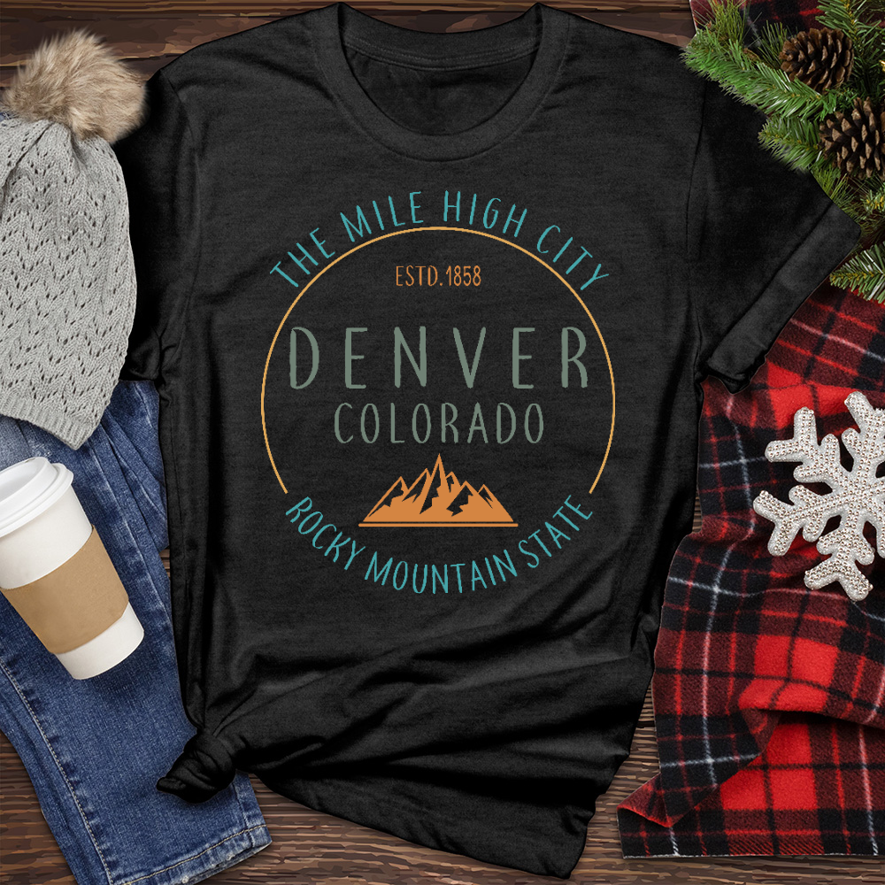 Denver Colorado Heathered Tee