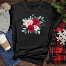 Load image into Gallery viewer, Flower Bouquet Heathered Tee