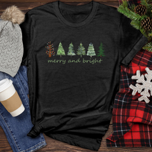 Load image into Gallery viewer, Merry and Bright Heathered Tee