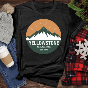 Yellowstone National Park Heathered Tee