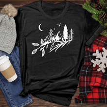 Load image into Gallery viewer, Mountain and Tree Heathered Tee