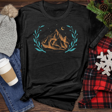 Load image into Gallery viewer, Mountain and Moon Heathered Tee