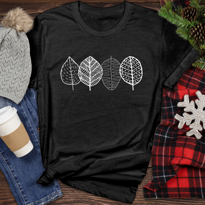 Leaves Set Heathered Tee