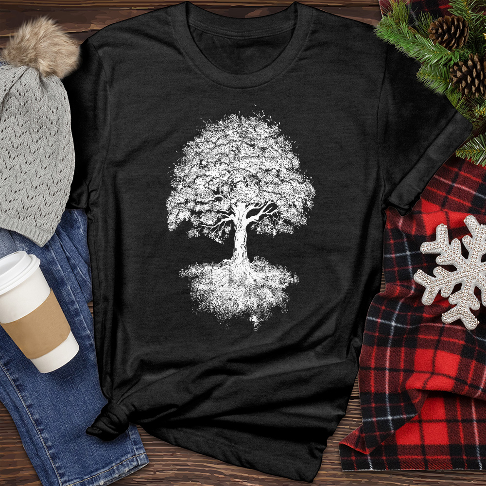 Tree 3 Heathered Tee