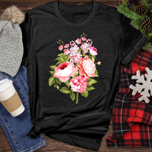 Load image into Gallery viewer, Flower Bouquet 2 Heathered Tee