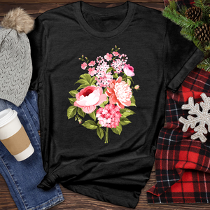 Flower Bouquet 2 Heathered Tee