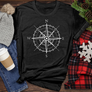 Compass Heathered Tee