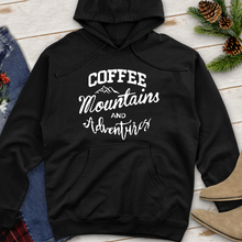 Load image into Gallery viewer, Coffee Mountains and Adventures Midweight Hoodie