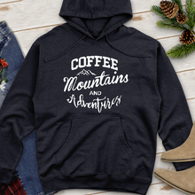 Load image into Gallery viewer, Coffee Mountains and Adventures Midweight Hoodie