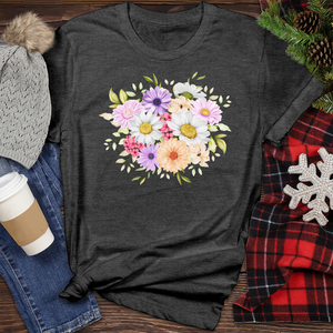 Flowers Bouquets Heathered Tee