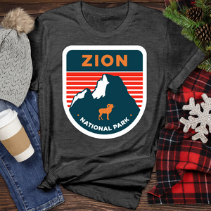 Zion National Park Heathered Tee