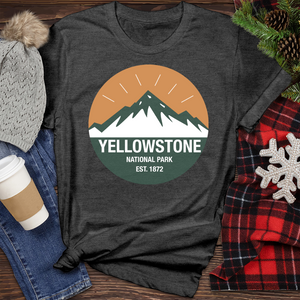 Yellowstone National Park Heathered Tee