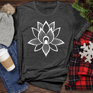 Lotus Flower Heathered Tee