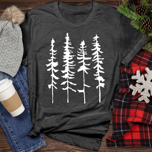 Between The Pines Heathered Tee