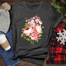 Load image into Gallery viewer, Flower Bouquet 2 Heathered Tee