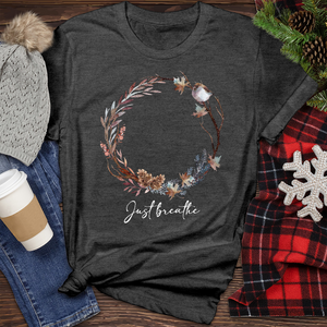 Just Breathe Heathered Tee
