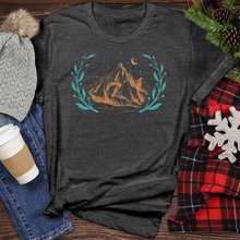 Load image into Gallery viewer, Mountain and Moon Heathered Tee