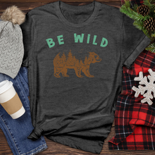 Load image into Gallery viewer, Be Wild Bear Heathered Tee