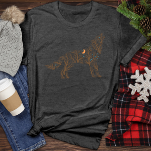 Wolf Tree Heathered Tee