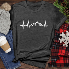 Load image into Gallery viewer, Earth&#39;s Heartbeat Heathered Tee