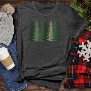 Evergreen Forest Tree Heathered Tee