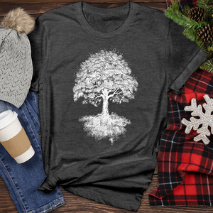 Tree 3 Heathered Tee