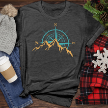 Load image into Gallery viewer, Mountain Compass Heathered Tee