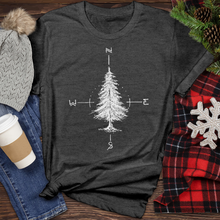 Load image into Gallery viewer, Direction Tree Heathered Tee