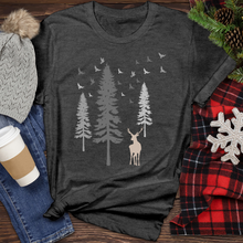 Load image into Gallery viewer, Deer Tree Heathered Tee