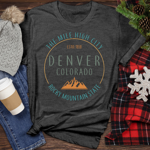 Denver Colorado Heathered Tee