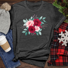 Load image into Gallery viewer, Flower Bouquet Heathered Tee