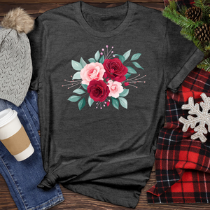 Flower Bouquet Heathered Tee