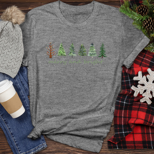 Merry and Bright Heathered Tee