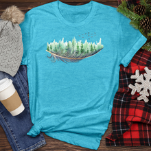Load image into Gallery viewer, Feather Forest Heathered Tee