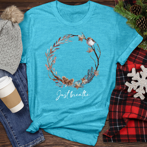 Just Breathe Heathered Tee