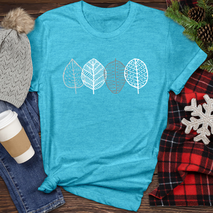 Leaves Set Heathered Tee